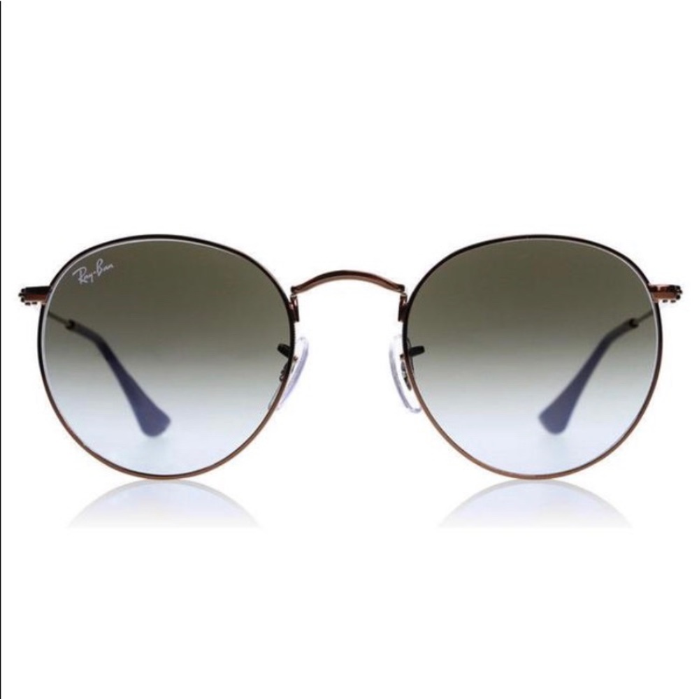 Ray-Ban dark bronze and grey unisex sunglasses